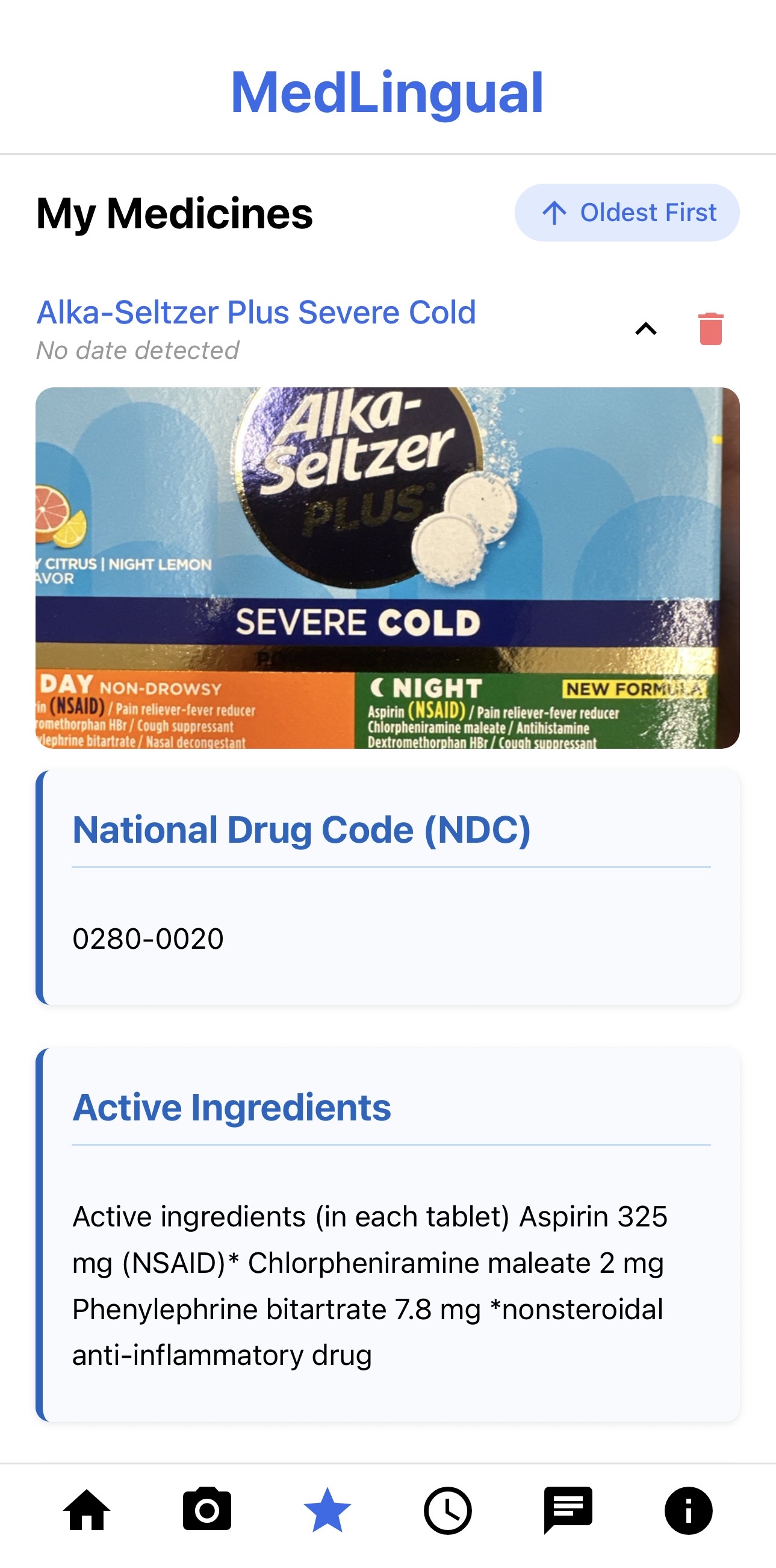 Medication Favorites